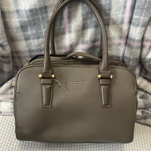 David Jones Taupe Satchel Bag